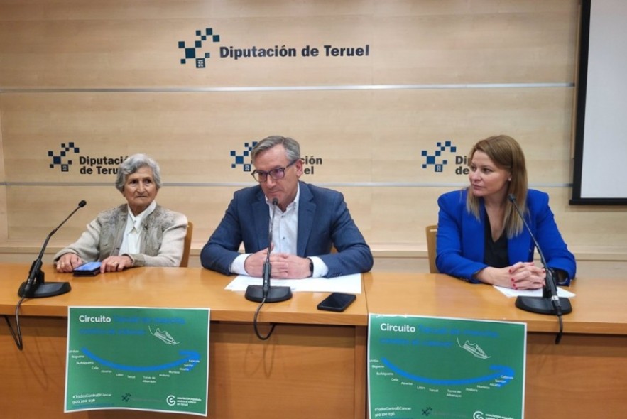 Un total de trece municipios participarán en el I Circuito Teruel En Marcha Contra el Cáncer