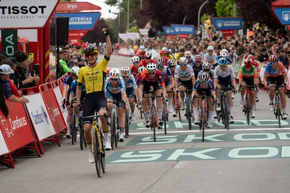 Teruel acoge el fin de etapa de la Vuelta ciclista a España femenina