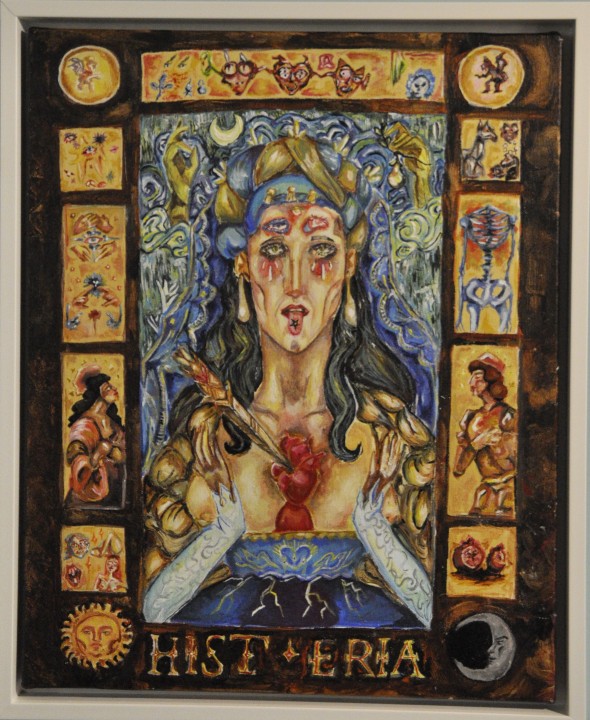 ‘Histeria’, inspirado en la iconografía barroca, ganó la categoría juvenil, de Celia Suárez